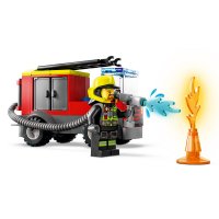 Пожежне депо та пожежна машина