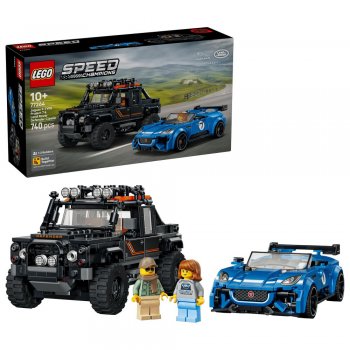 ����������� LEGO Speed Champions Jaguar Project 7 �� Land Rover Defender 77264