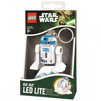 Лего брелок-ліхтарик "R2-D2" з батарейкою