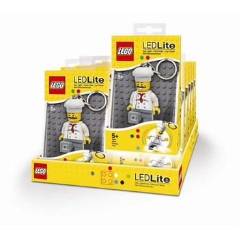 Лего брелок-ліхтарик "Повар" з батарейкою