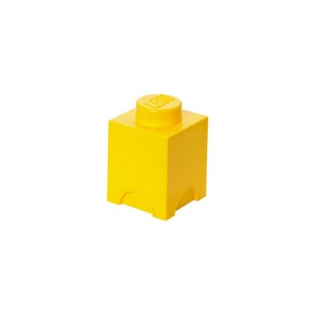 Бокс 1 у вигляді кубику, жовтий, об'ємом - 2.8л