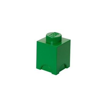 Бокс 1 у вигляді кубику, темно-зелений, об'ємом - 2.8л