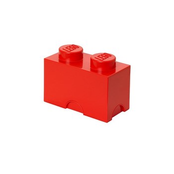 Бокс 2 у вигляді кубику, червоний, об'ємом - 5.6л