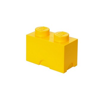 Бокс 2 у вигляді кубику, жовтий, об'ємом - 5.6л