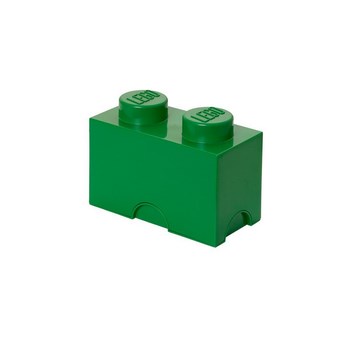 Бокс 2 у вигляді кубику, темно-зелений, об'ємом - 5.6л