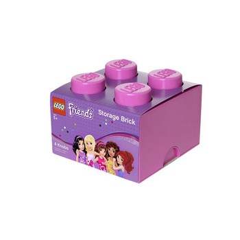 Бокс 4 "Лего Френдз" у вигляді кубику, яскраво-фіолетовий, об'ємом - 11.2л