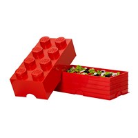 Бокс 8 у вигляді кубику, червоний, об'ємом - 22.5л
