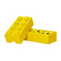 Бокс 8 у вигляді кубику, жовтий, об'ємом - 22.5л