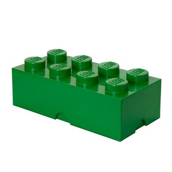 Бокс 8 у вигляді кубику, темно-зелений, об'ємом - 22.5л