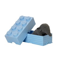 Бокс 8 у вигляді кубику, світло-блакитний, об'ємом - 22.5л