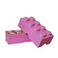 Бокс 8 "Лего Френдз" у вигляді кубику рожевий, об'ємом - 22.5л