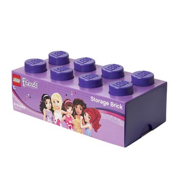 Бокс 8 "Лего Френдз" у вигляді кубику фіолетовий, об'ємом - 22.5л