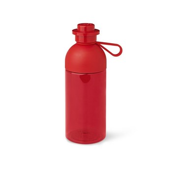 Пляшка для води  яскраво-червона,напівпрозора, об'ємом - 0.5л